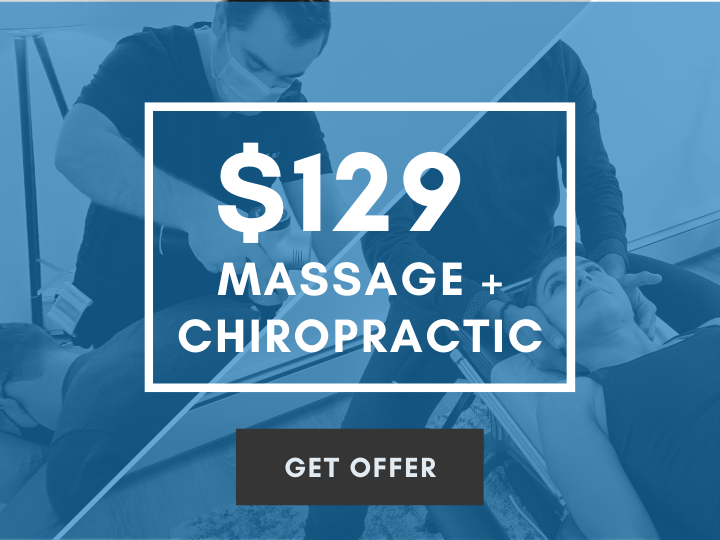 District wellness new patient massage + chiropractic special only $129